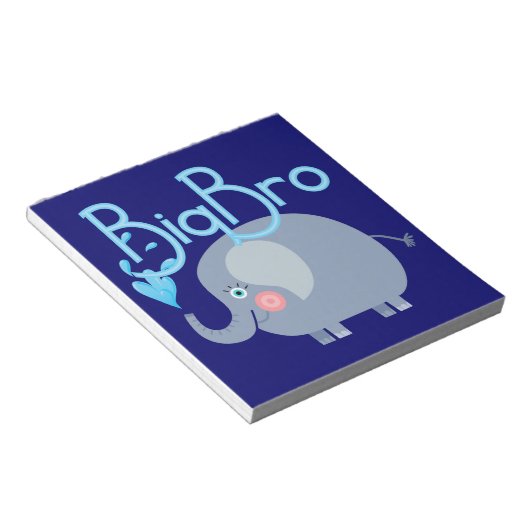 Elephant Big Bro Notitieblok (Schuin)
