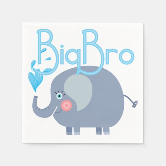 Elephant Big Bro Servetten (Voorkant)