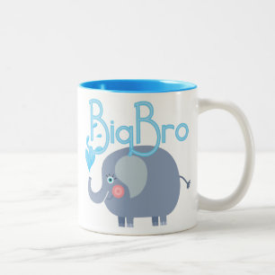 Elephant Big Bro Tweekleurige Koffiemok