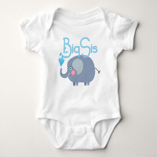 Elephant Big Sis Romper (Voorkant)