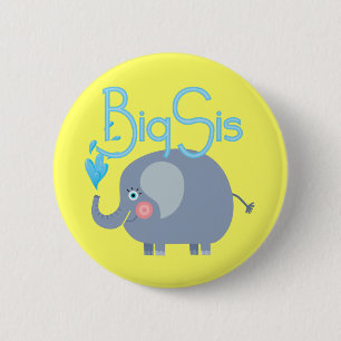 Elephant Big Sis Ronde Button 5,7 Cm