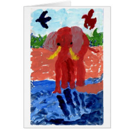 Elephant bij de rivier