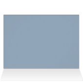 Eléphant bleu Cutie - Carte de conseil pour petits (Intérieur Horizontal (haut))
