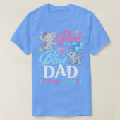 Elephant Blue Pink Pap houdt van je Zwangerschap T-shirt (Design voorkant)