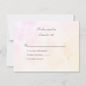 Elephant Boho Chic Coral Baby shower RSVP (Dos)