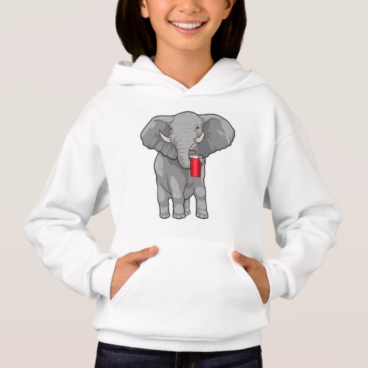 Eléphant Boire de la tasse (Devant)