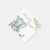 Elephant Boy Baby shower Servet (Hoek)