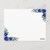 Elephant Boy Baby shower spel Briefkaart (Achterkant)