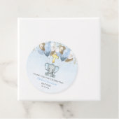 Elephant Boy Balloons Baptisme Dank je Labels geve (In situ)