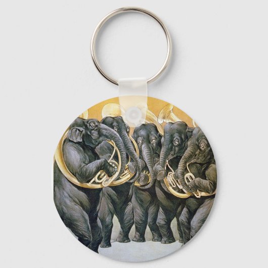 Elephant Brass Band Sleutelhanger (Voorkant)