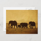 Elephant Briefkaart (Voorkant / Achterkant)
