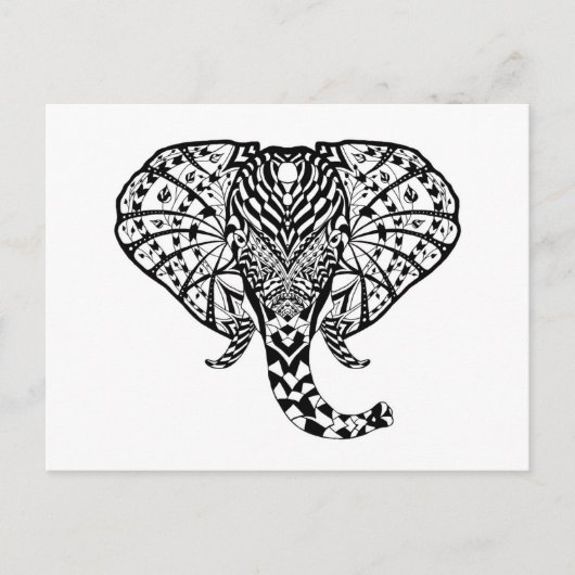 Elephant Briefkaart (Voorkant)