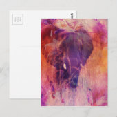 Elephant Briefkaart (Voorkant / Achterkant)