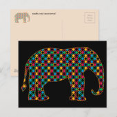Elephant Briefkaart (Voorkant / Achterkant)