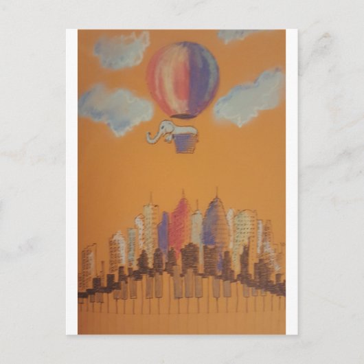 Elephant  briefkaart (Voorkant)