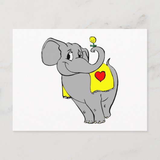 Elephant Briefkaart (Voorkant)