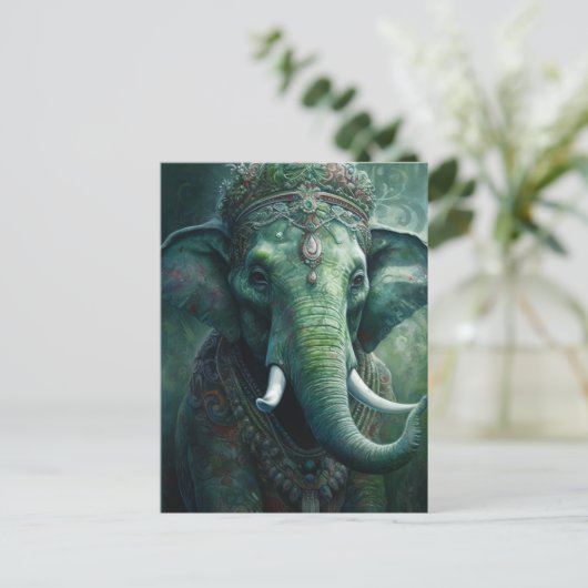 Elephant Briefkaart (Staand voorkant)