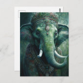 Elephant Briefkaart (Voorkant / Achterkant)