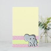 Elephant Briefpapier (Staand voorkant)