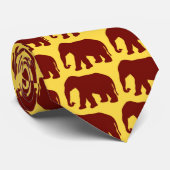 Elephant Brown Stropdas (Opgerold)