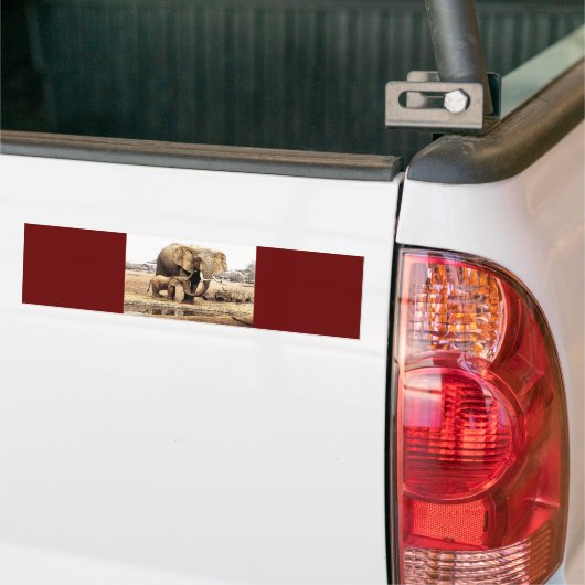 Elephant Bumpersticker (Op Truck)