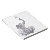 Elephant Butterfly Notitieblok (Schuin)