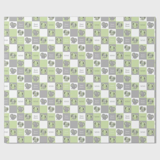 Elephant Cadeaupapier (Vlak)