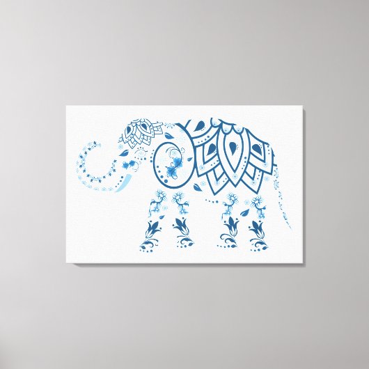 Elephant Canvas Afdruk (Voorkant)