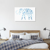Elephant Canvas Afdruk (Insitu (Slaapkamer))