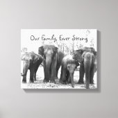 Elephant Canvas Afdruk (Voorkant)