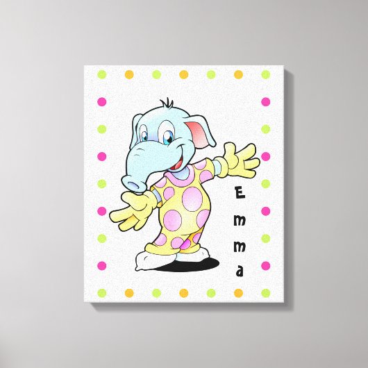 Elephant Canvas Afdruk (Voorkant)