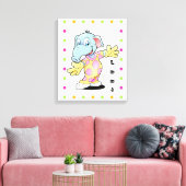 Elephant Canvas Afdruk (Insitu (Woonkamer))