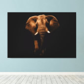Elephant Canvas Afdruk (Insitu (Houten vloer))