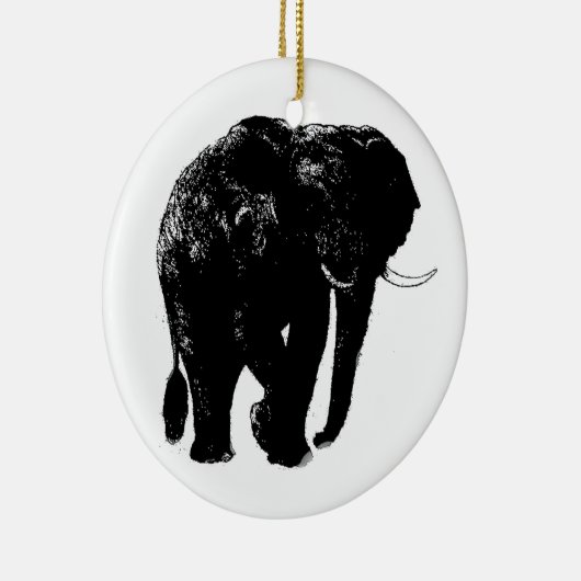 Elephant Ceramic Ornament (Rechts)