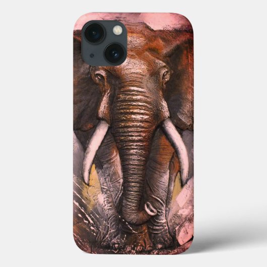 Elephant Charging Case-Mate iPhone Case (Achterkant)