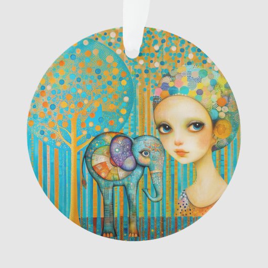 Elephant Charm Ornament (voorkant)