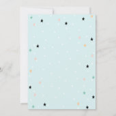Elephant Cloud, Twinkle Little Star-Baby shower Kaart (Achterkant)