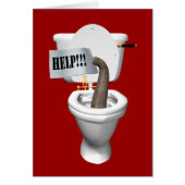 Eléphant Coincé Dans Les Toilettes (Devant)