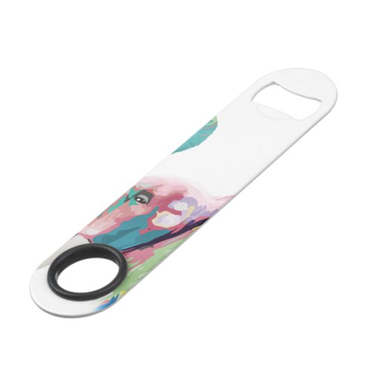 Eléphant coloré cool tendance (Dos Angle)