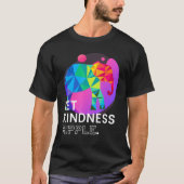 Elephant Compassion Kindness Ripple Mindfulness T-shirt (Voorkant)