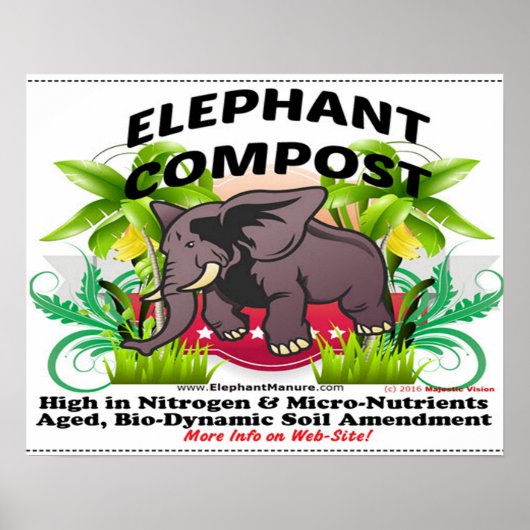 Elephant Compost Poster (Voorkant)