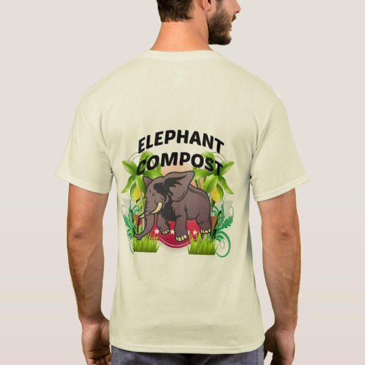 Elephant Compost T-shirt (Achterkant)