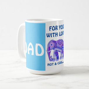 ÉLÉPHANT COOL POUR PAPA - MUG À CAFE