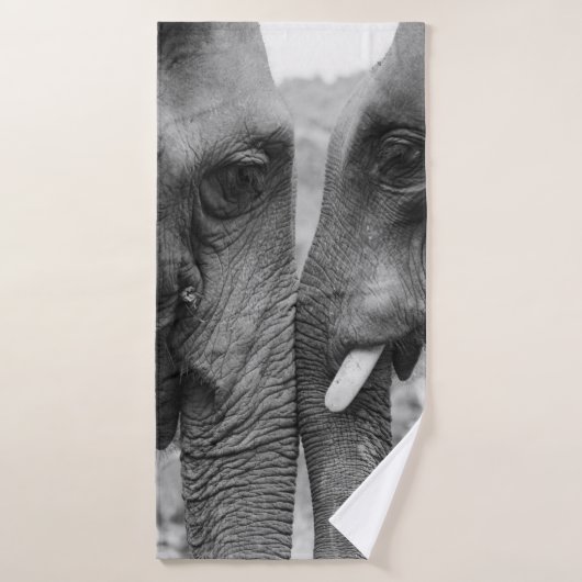 ELEPHANT COUPLE (Serviette de bain)