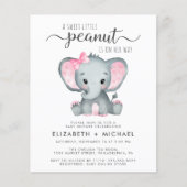 Elephant Couples Baby Girl Shower (Voorkant)