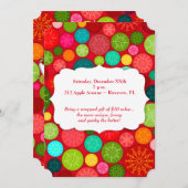 Elephant Custom Holiday Party uitnodigingen (Voorkant / Achterkant)