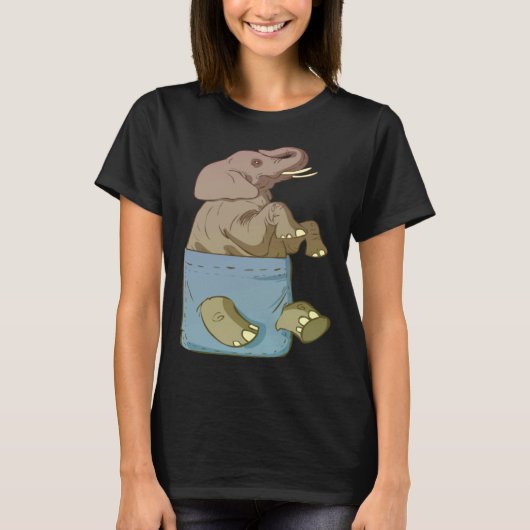 Elephant Cute Animals for T-shirt (Voorkant)