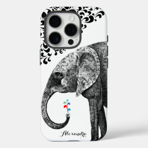 Eléphant Damask iPhone 7 coque personnalisé