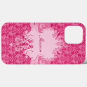 Elephant damask rose court nom coque ipad (Verso (horizontal))