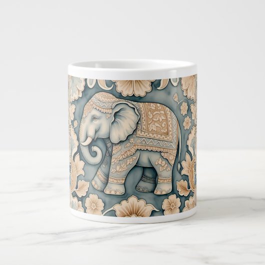 Elephant dans Batik Bloom Spécialité Mug (Devant)